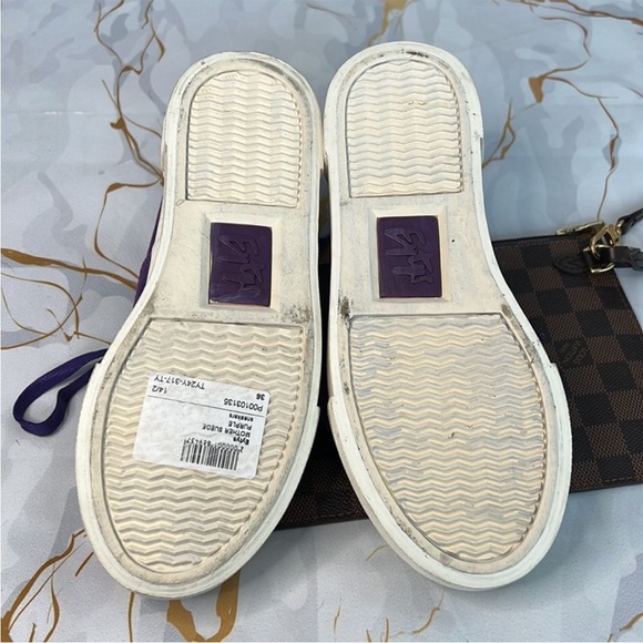 * Eytys Mother suede sneakers with white platform - Picture 4 of 10
